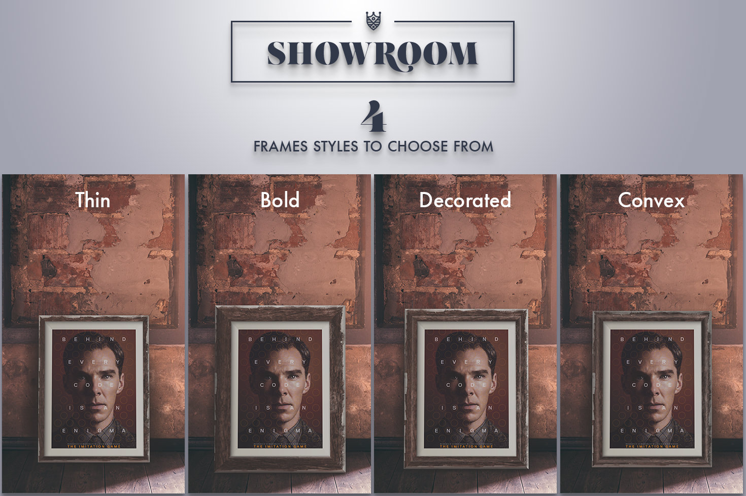"Showroom" - Frames Mockups "Showroom" - Frames Mockups