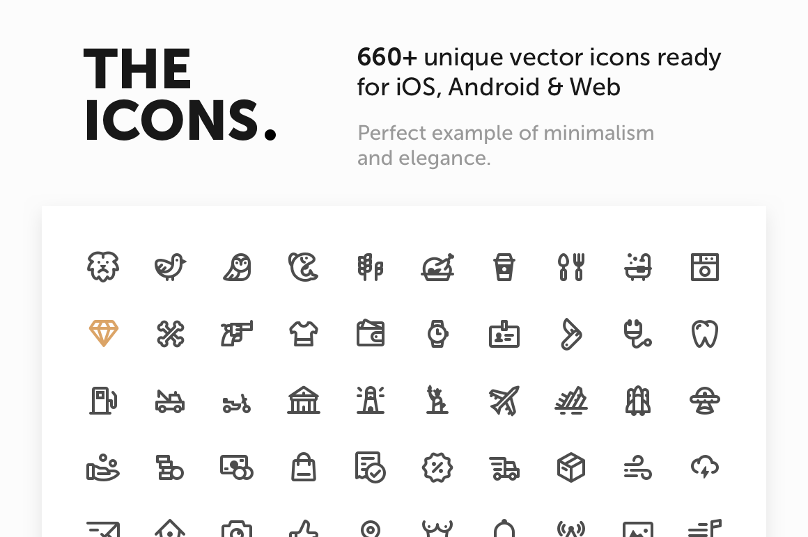 660+ premium vector icons