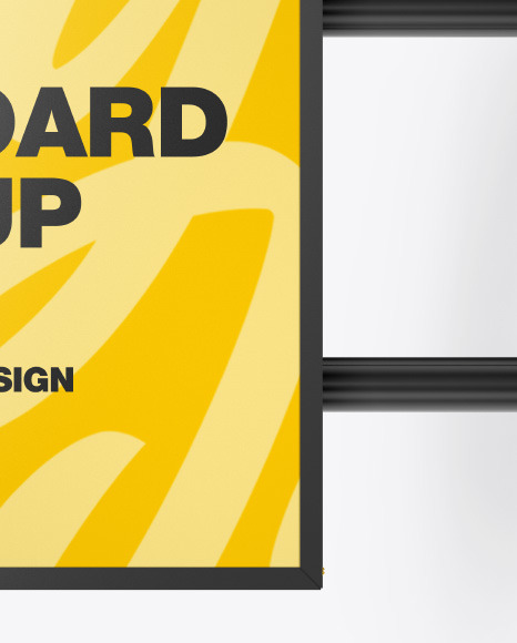 Square Signboard Mockup