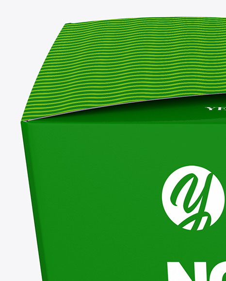 Glossy Noodles Box Mockup