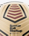 Modern Soccer Ball Mockup - Front View