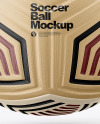 Modern Soccer Ball Mockup - Front View