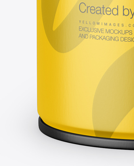 Matte Spray Can Mockup