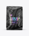 Matte Food Bag Mockup - Front View