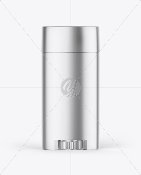 Matte Metallic Plastic Deodorant Stick Mockup