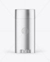 Matte Metallic Plastic Deodorant Stick Mockup