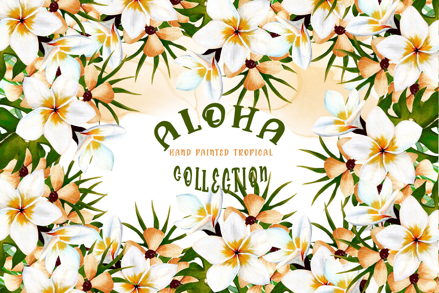 Aloha Hand Painted Tropical Collection