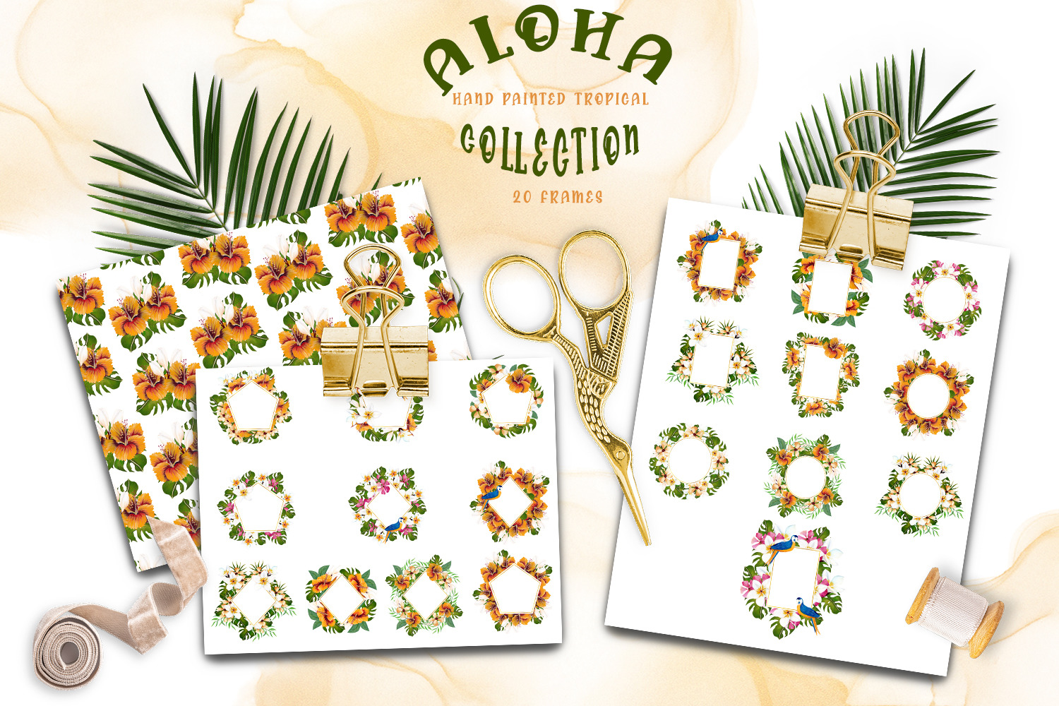 Aloha Hand Painted Tropical Collection Aloha Hand Painted Tropical Collection