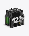 12 Bottles Pack Mockup