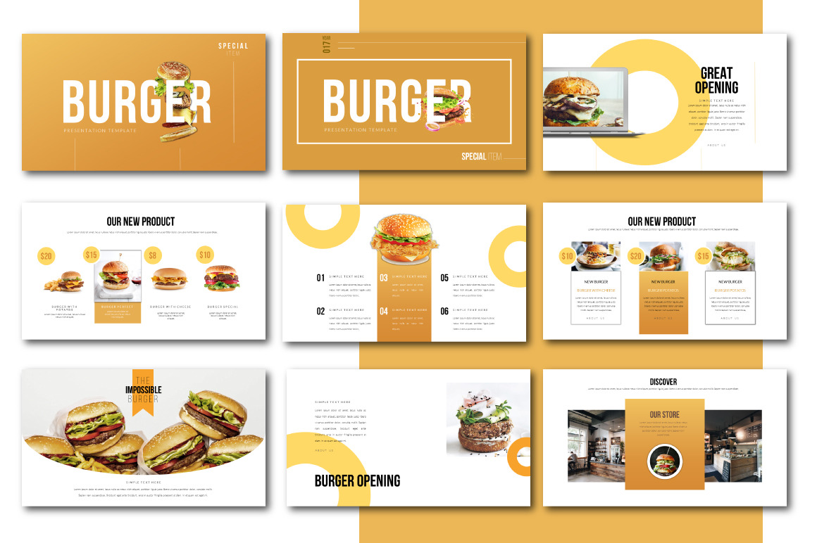 Burger Powerpoint Presentation Burger Powerpoint Presentation