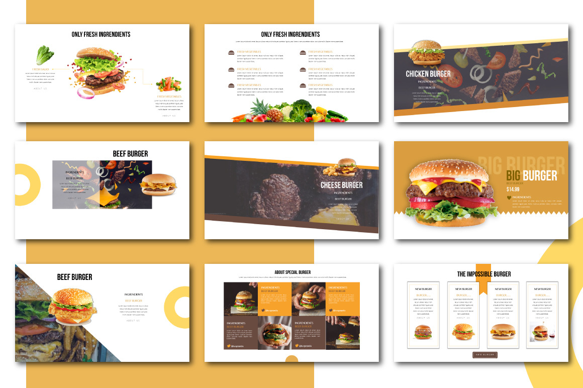 Burger Googleslide Presentation Burger Googleslide Presentation