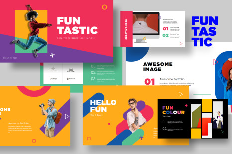 Funtastic Keynote Template - Portfolio tech