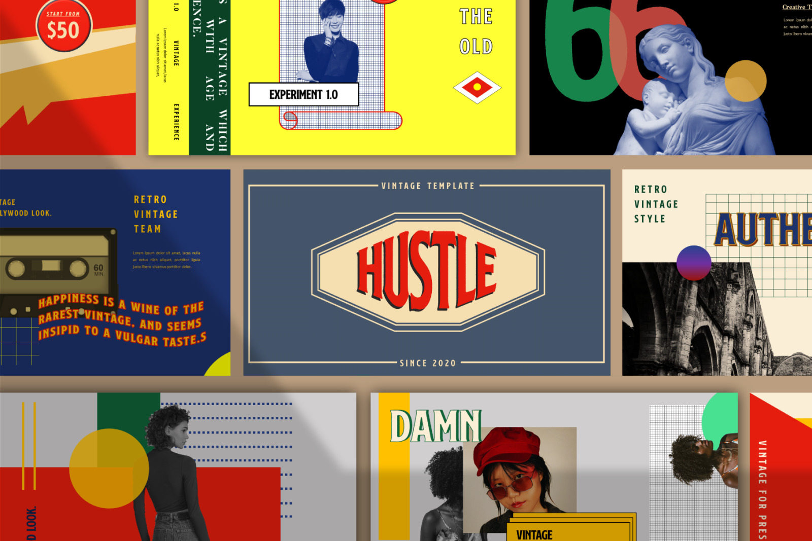 Hustle Powerpoint Template