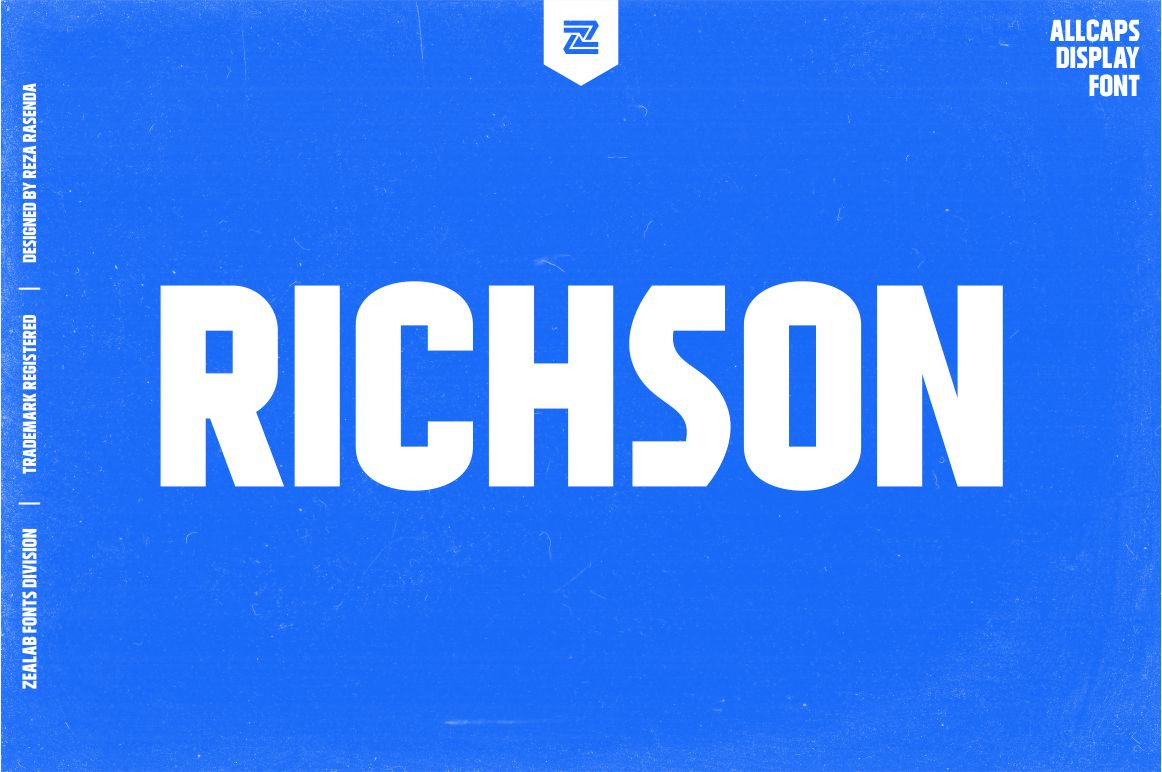 RICHSON - MULTIPURPOSE URBAN DISPLAY FONT RICHSON - MULTIPURPOSE URBAN DISPLAY FONT