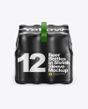 12 Bottles Pack Mockup