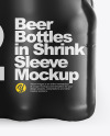 12 Bottles Pack Mockup