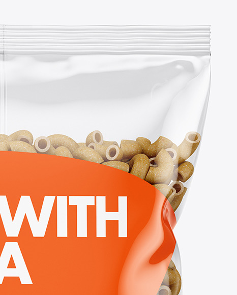 Whole Wheat Chifferini Pasta Bag Mockup