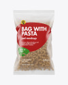 Whole Wheat Chifferini Pasta Frosted Bag Mockup