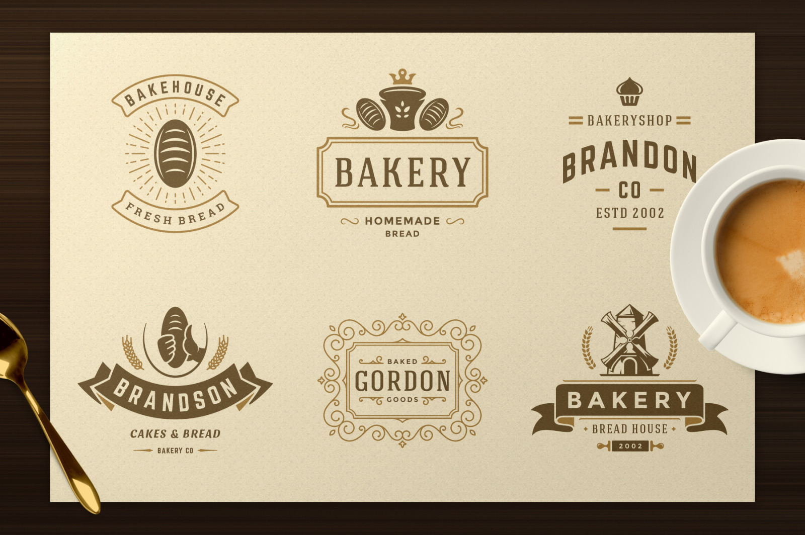 Bakery Logos and Badges