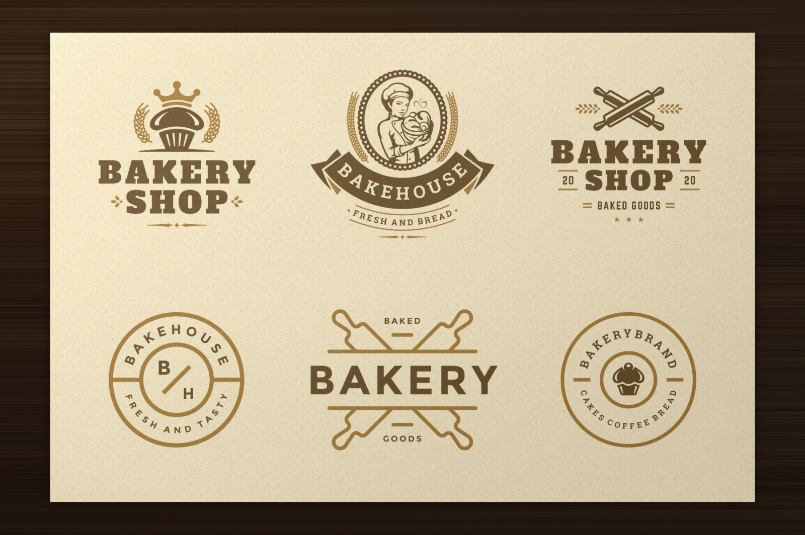 Bakery Logos and Badges