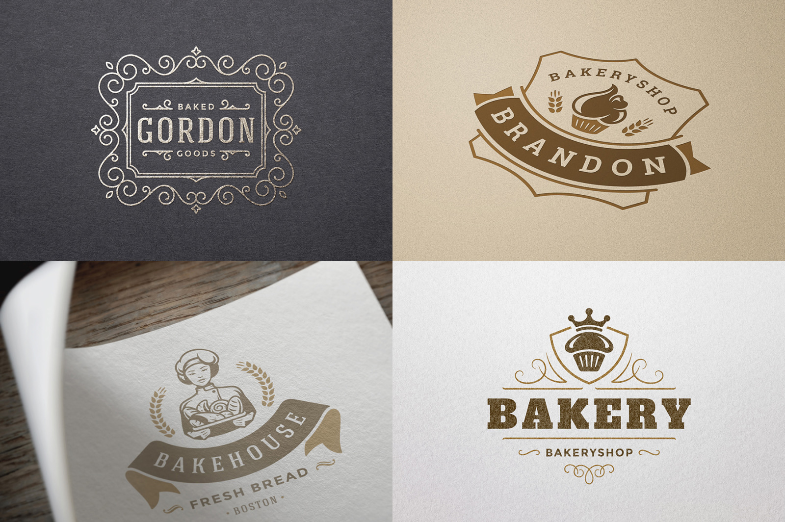 Bakery Logos and Badges