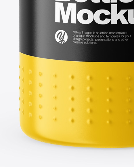 Plastic Drain Cleaner Bottle Mockup