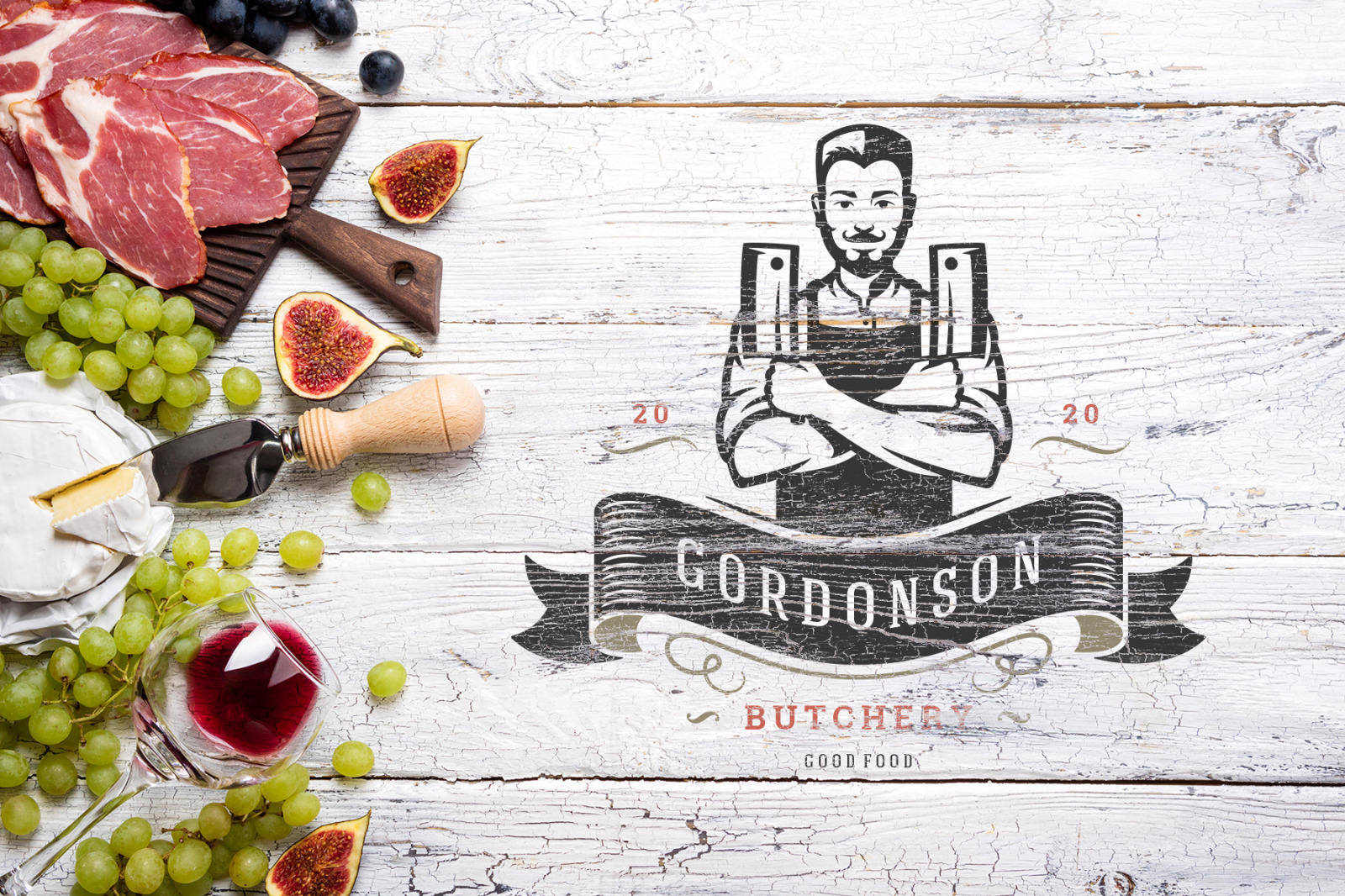 18 Meat Food Logos and Badges