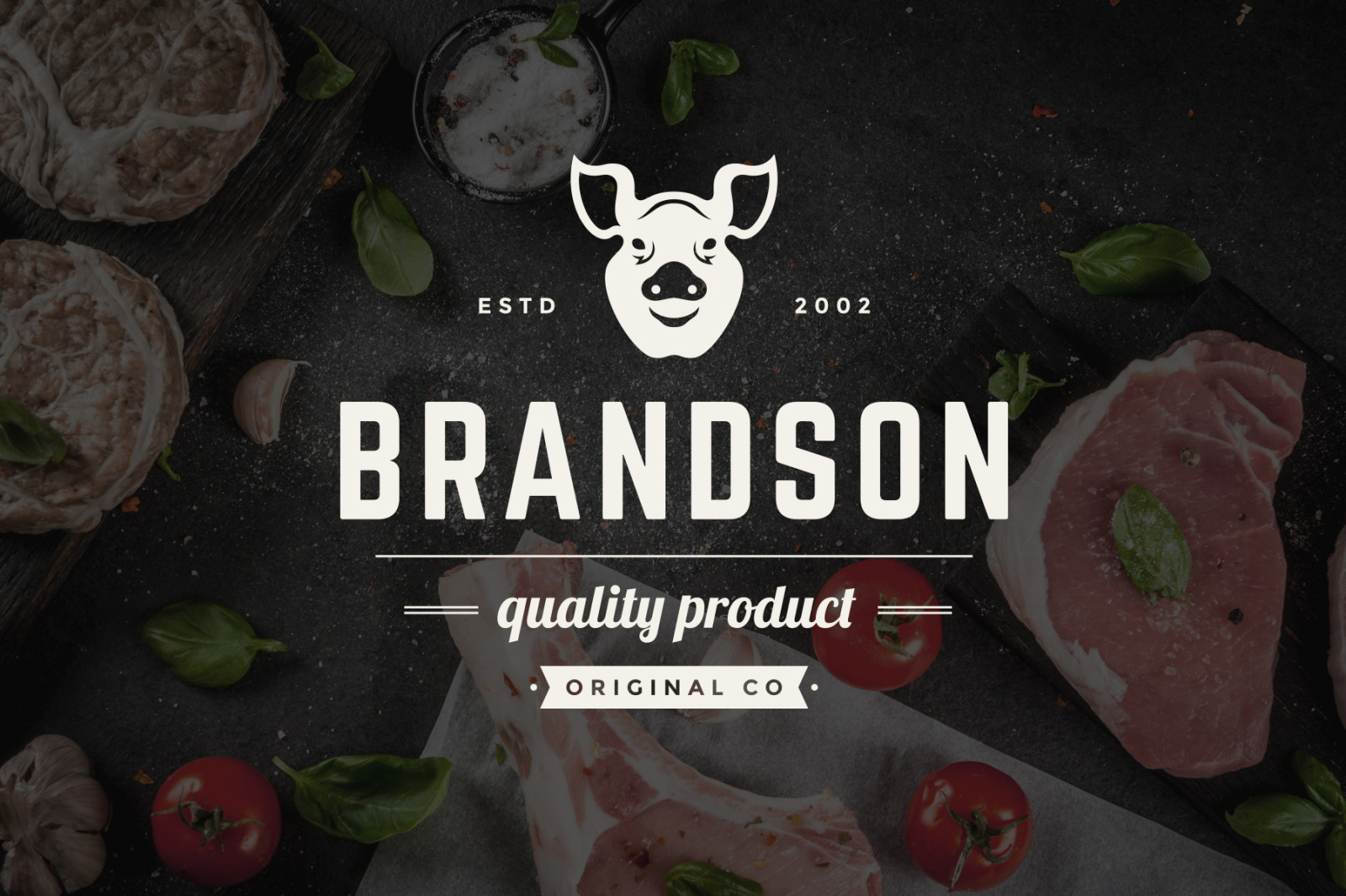 18 Meat Food Logos and Badges