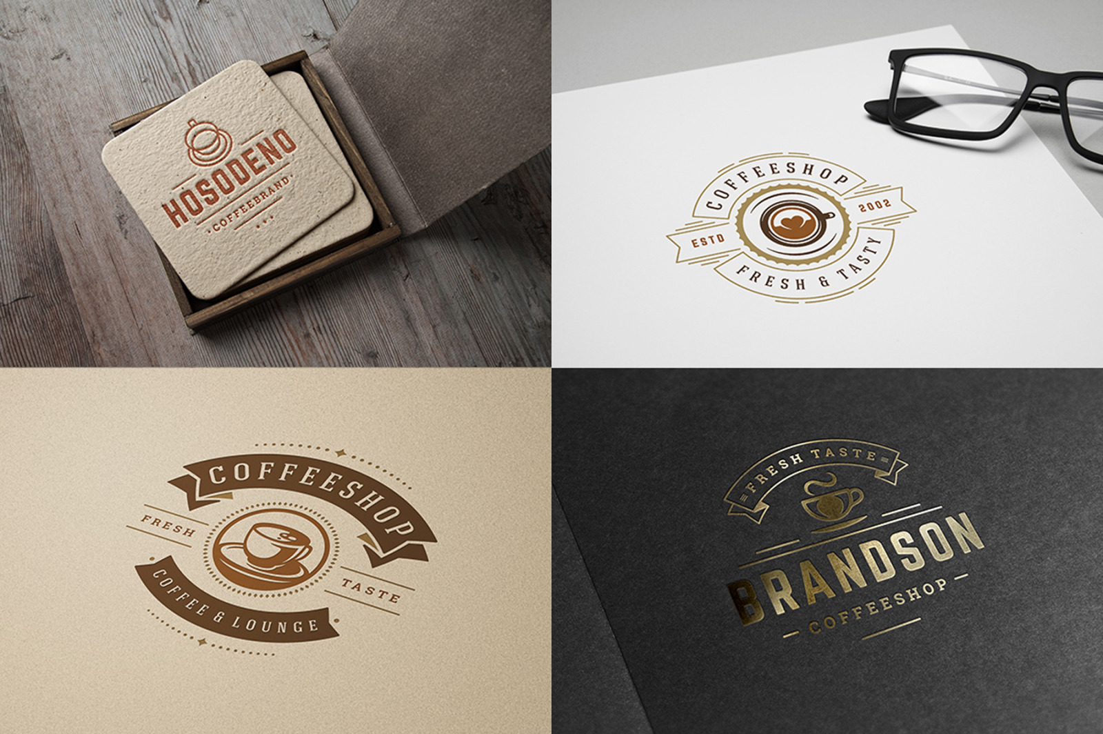 36 Coffee Logos and Badges 36 Coffee Logos and Badges