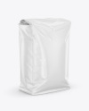 Glossy Food Bag Mockup - Half Side View