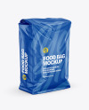 Glossy Food Bag Mockup - Half Side View