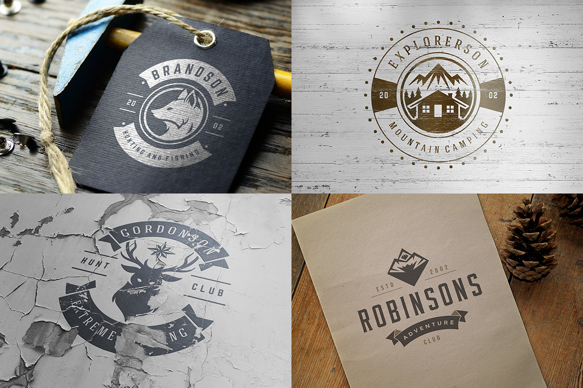 50 Outdoor logos and badges 50 Outdoor logos and badges