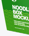 Glossy Noodles Box Mockup