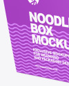 Matte Noodles Box Mockup