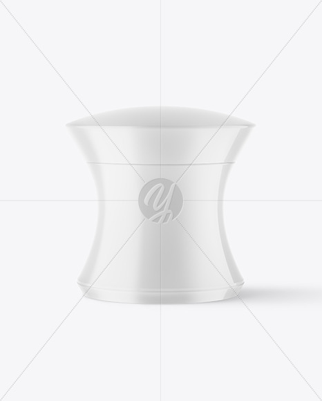 Glossy Cosmetic Jar Mockup