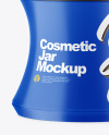 Glossy Cosmetic Jar Mockup