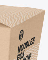 Kraft Noodles Box Mockup