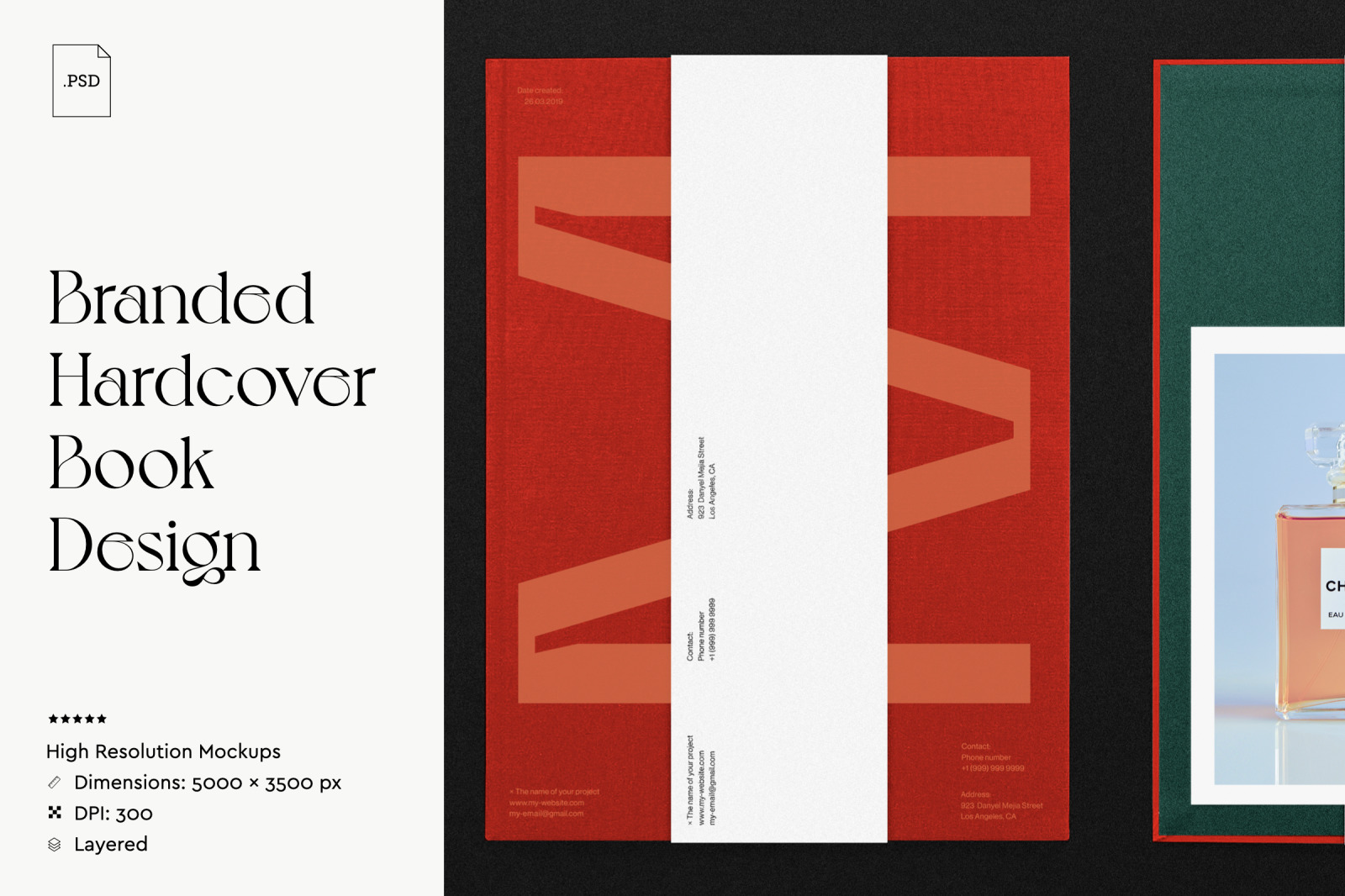 Branded Hardcover Book Design Branded Hardcover Book Design