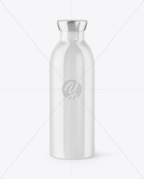 Glossy Water Bottle Mockup