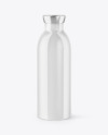 Glossy Water Bottle Mockup