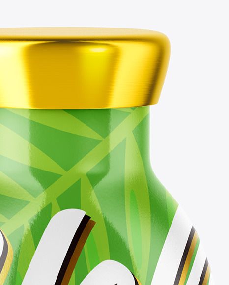 Glossy Water Bottle Mockup