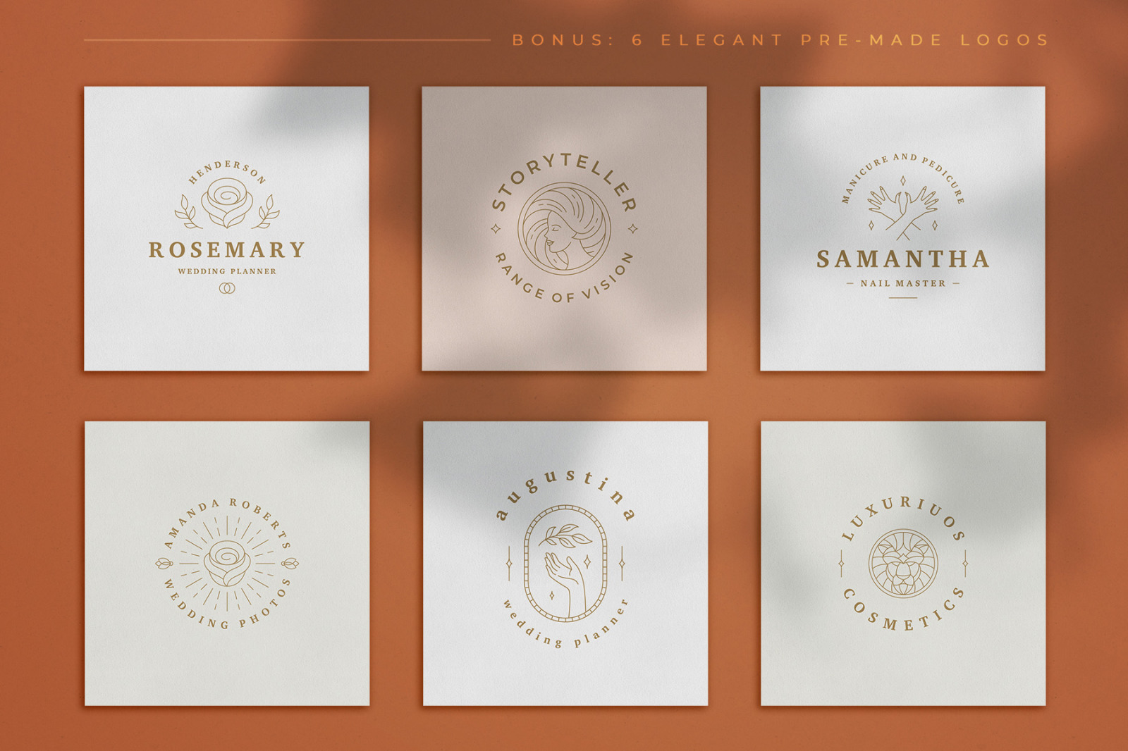 Logo Line Elements Collection Logo Line Elements Collection