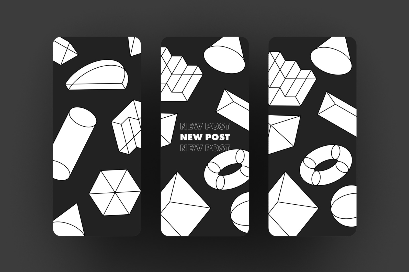 SHAPES 01 - 115 ABSTRACT GEOMETRIC SHAPES SHAPES 01 - 115 ABSTRACT GEOMETRIC SHAPES