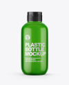 Blue Plastic Bottle Mockup