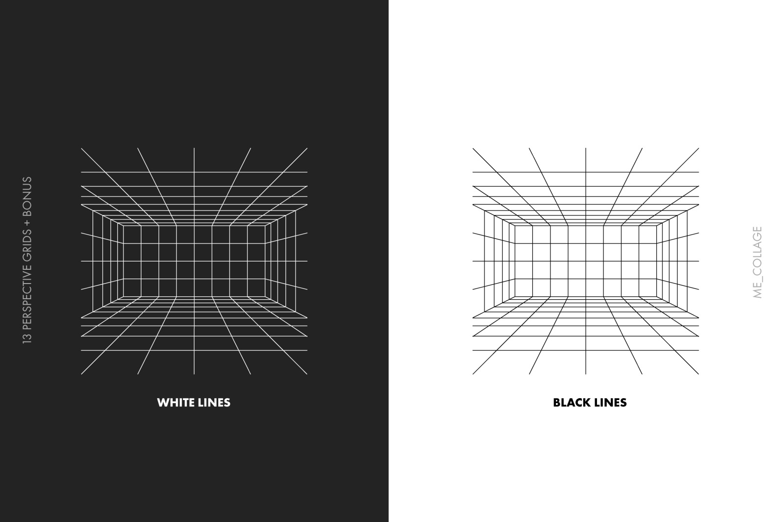 GRID 01 - 13 VECTOR PERSPECTIVE GRIDS