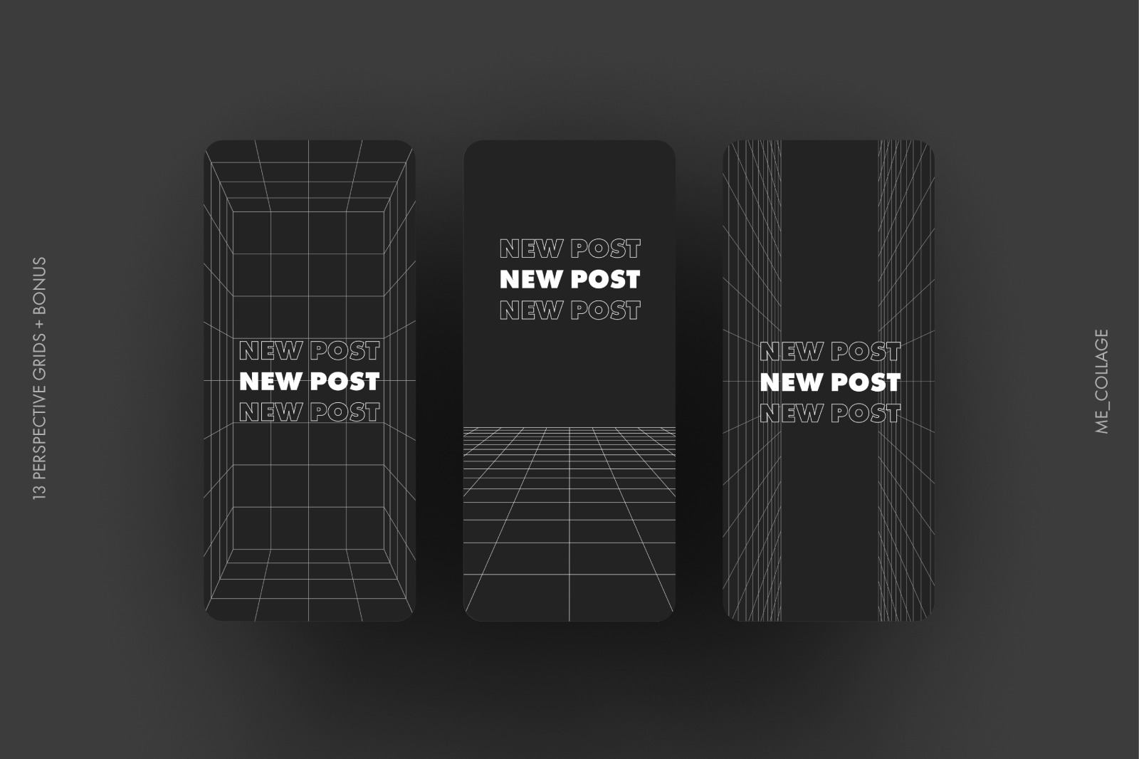 GRID 01 - 13 VECTOR PERSPECTIVE GRIDS GRID 01 - 13 VECTOR PERSPECTIVE GRIDS