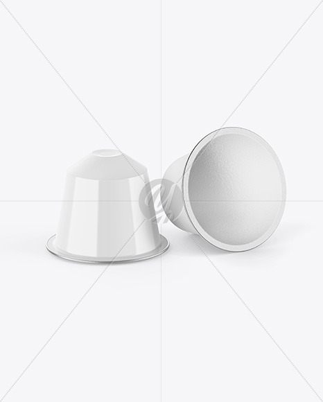 Glossy Coffee Capsules Mockup