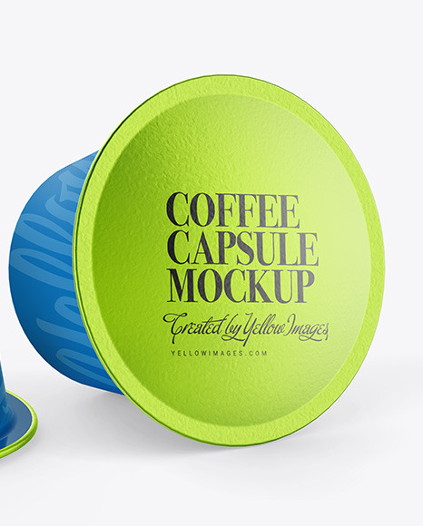 Glossy Coffee Capsules Mockup