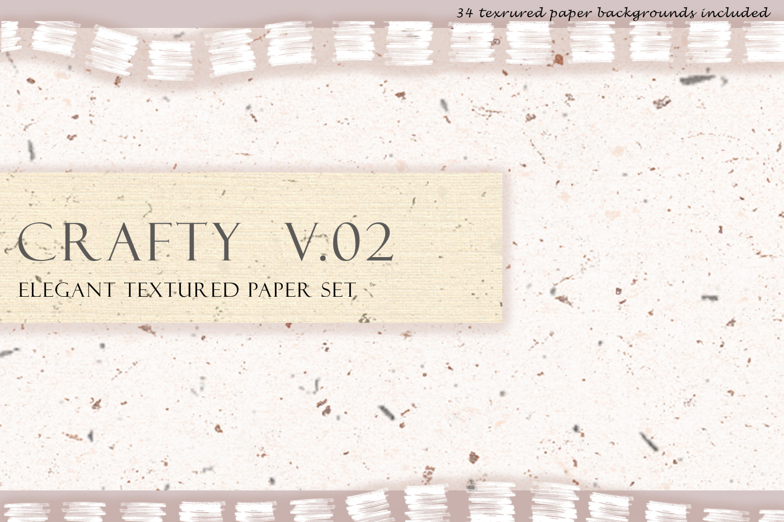 Crafty V.2 Elegant Textured Paper Set Crafty V.2 Elegant Textured Paper Set