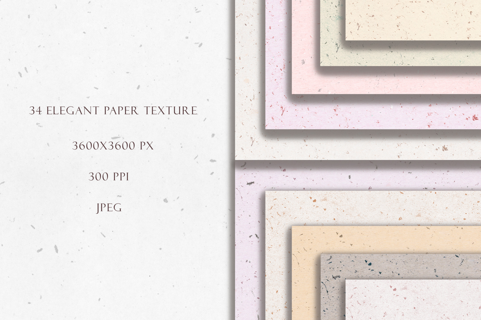 Crafty V.2 Elegant Textured Paper Set Crafty V.2 Elegant Textured Paper Set